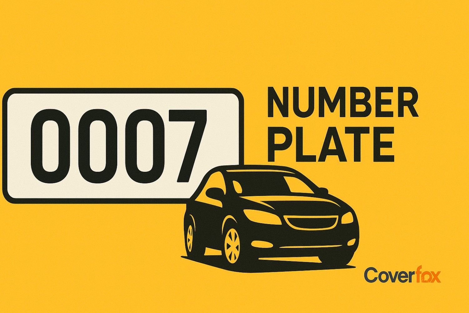 0007 Number Plate Price