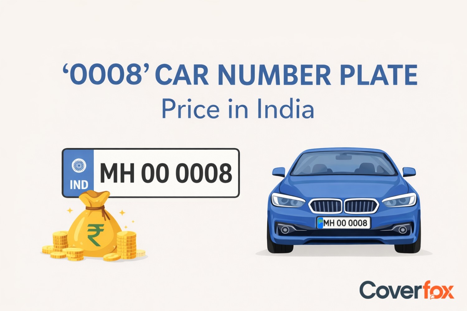 0008 Car Number Plate Price