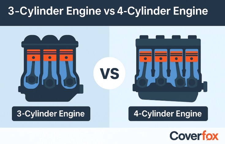 3-Cylinder Engine vs 4-Cylinder Engine