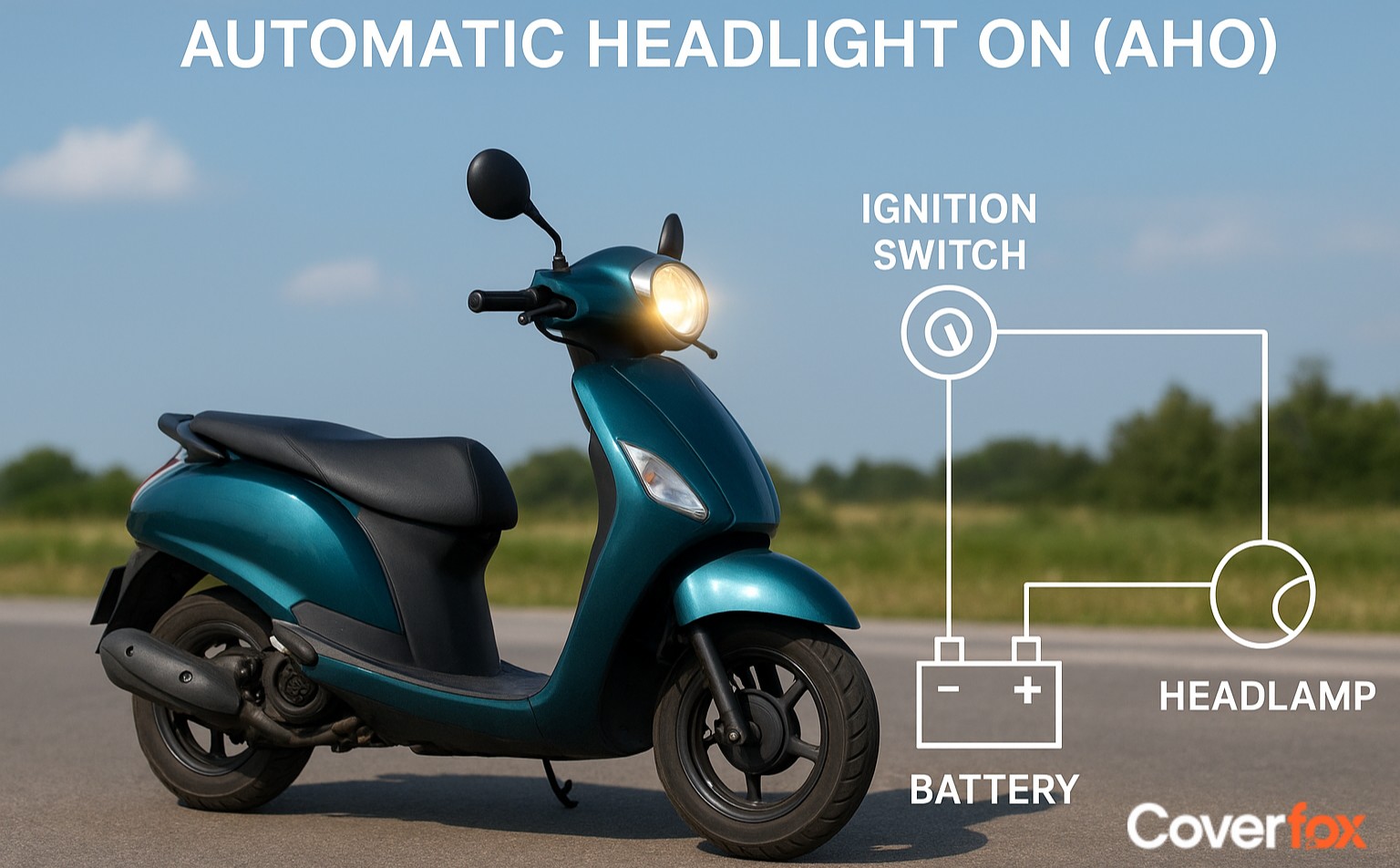 Automatic headlight on - AHO in bikes