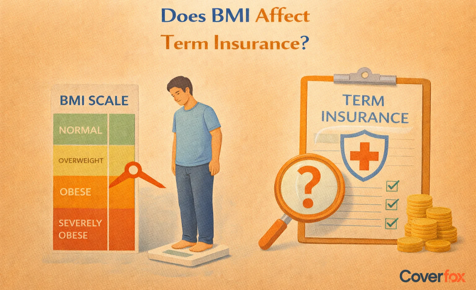 Body Mass Index (BMI) impact on term insurance