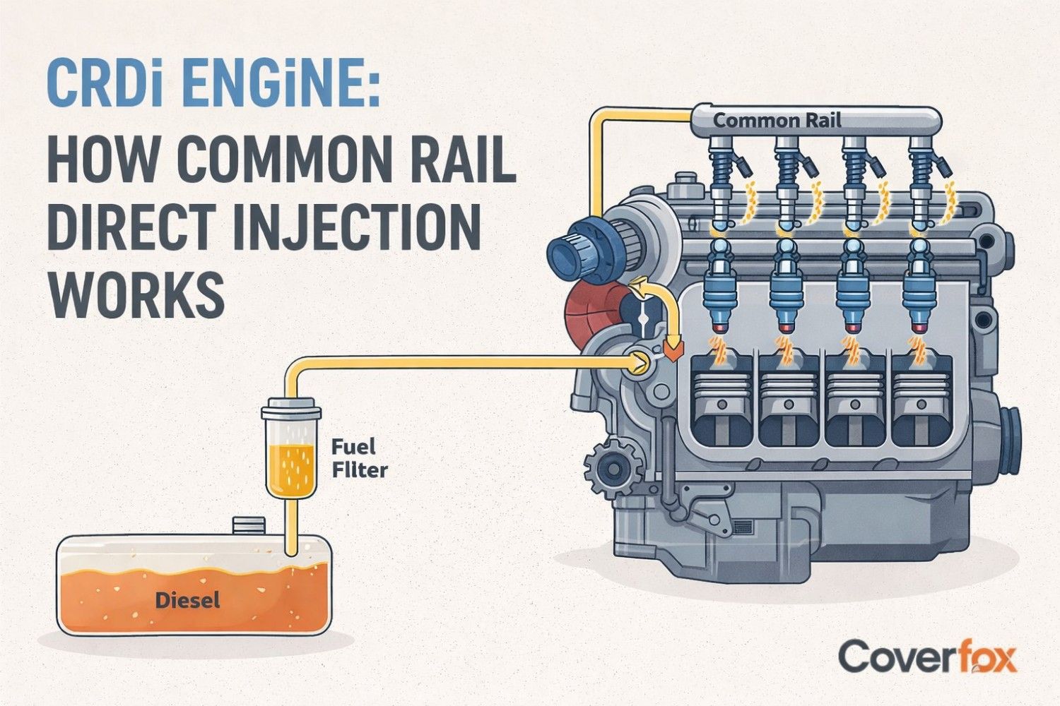 Common Rail Direct Injection CRDi Engine