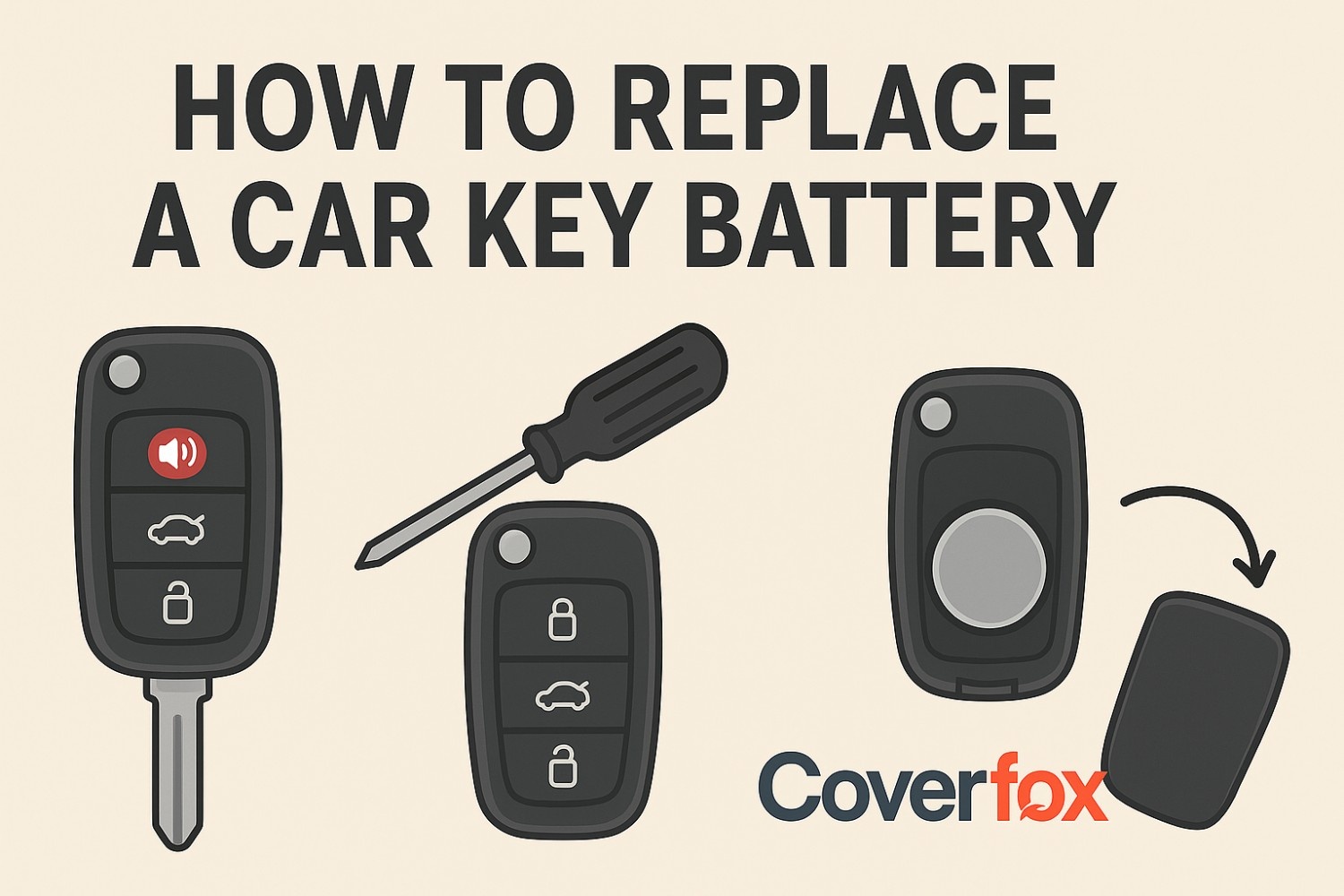 Replace your car key battery