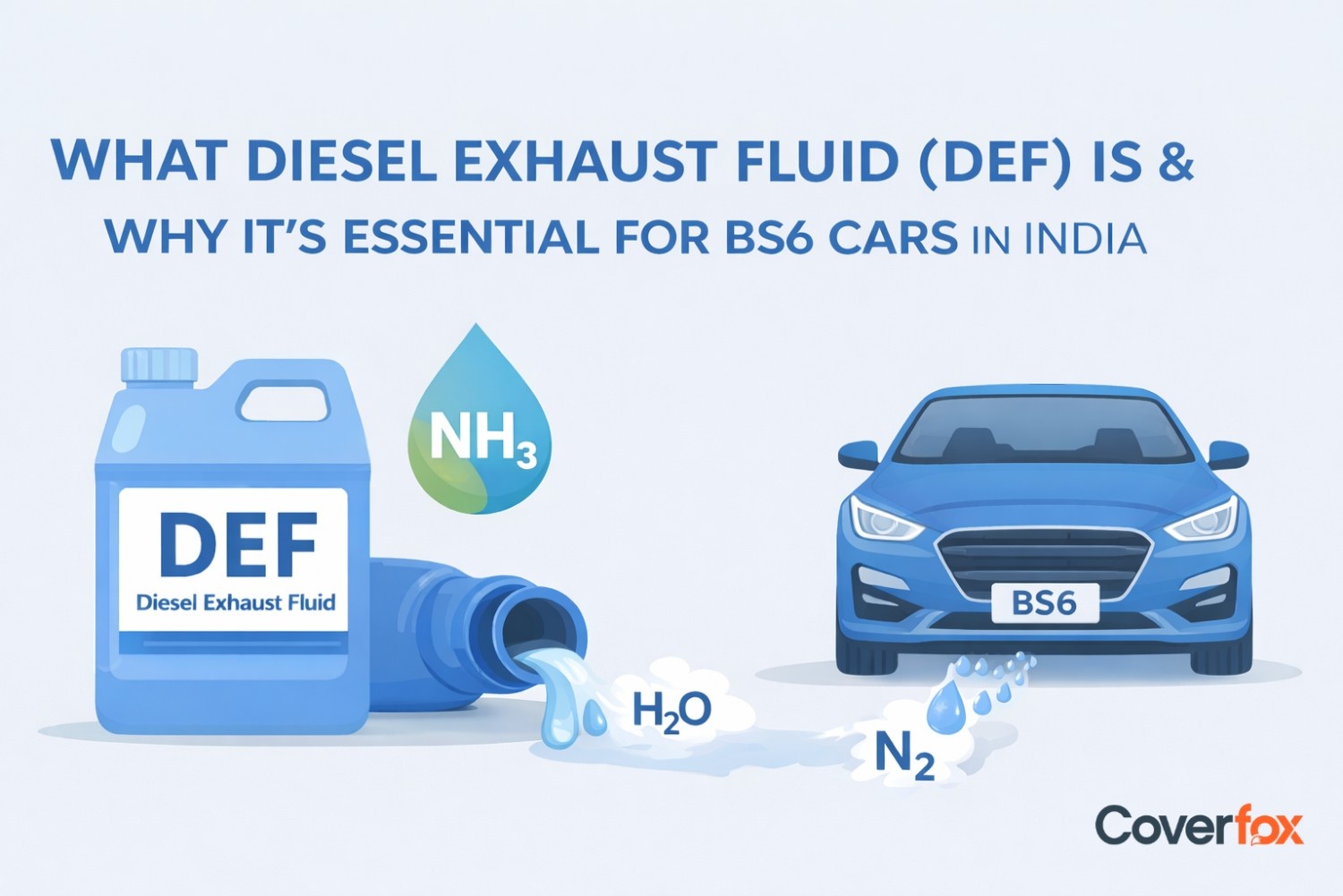 Diesel Exhuast Fluid in a Cars