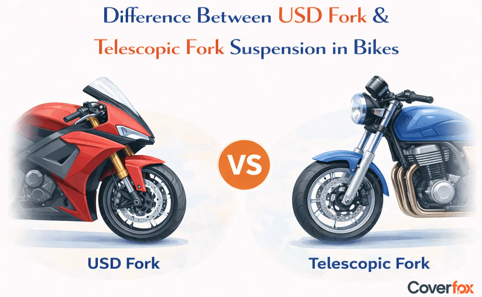 USD Fork vs Telescopic Fork Suspension in Bikes