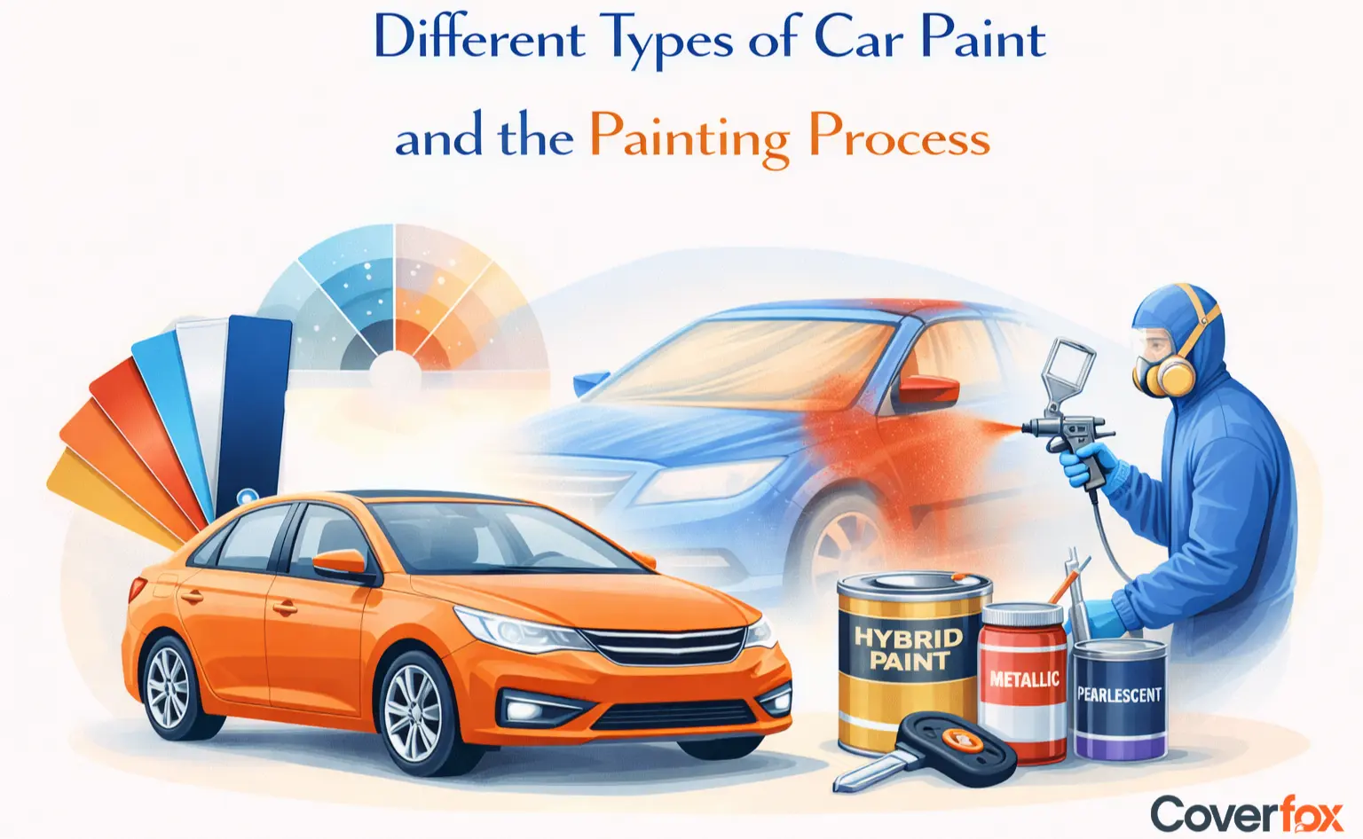 Different Types of Car Paint and Car Painting Process