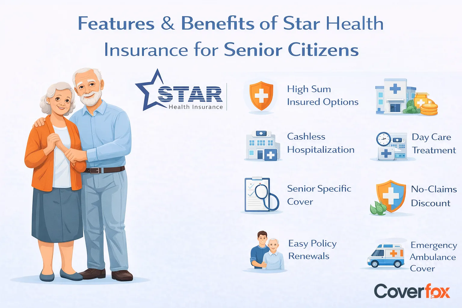 Features & Benefits of Star Health Insurance for Senior Citizens
