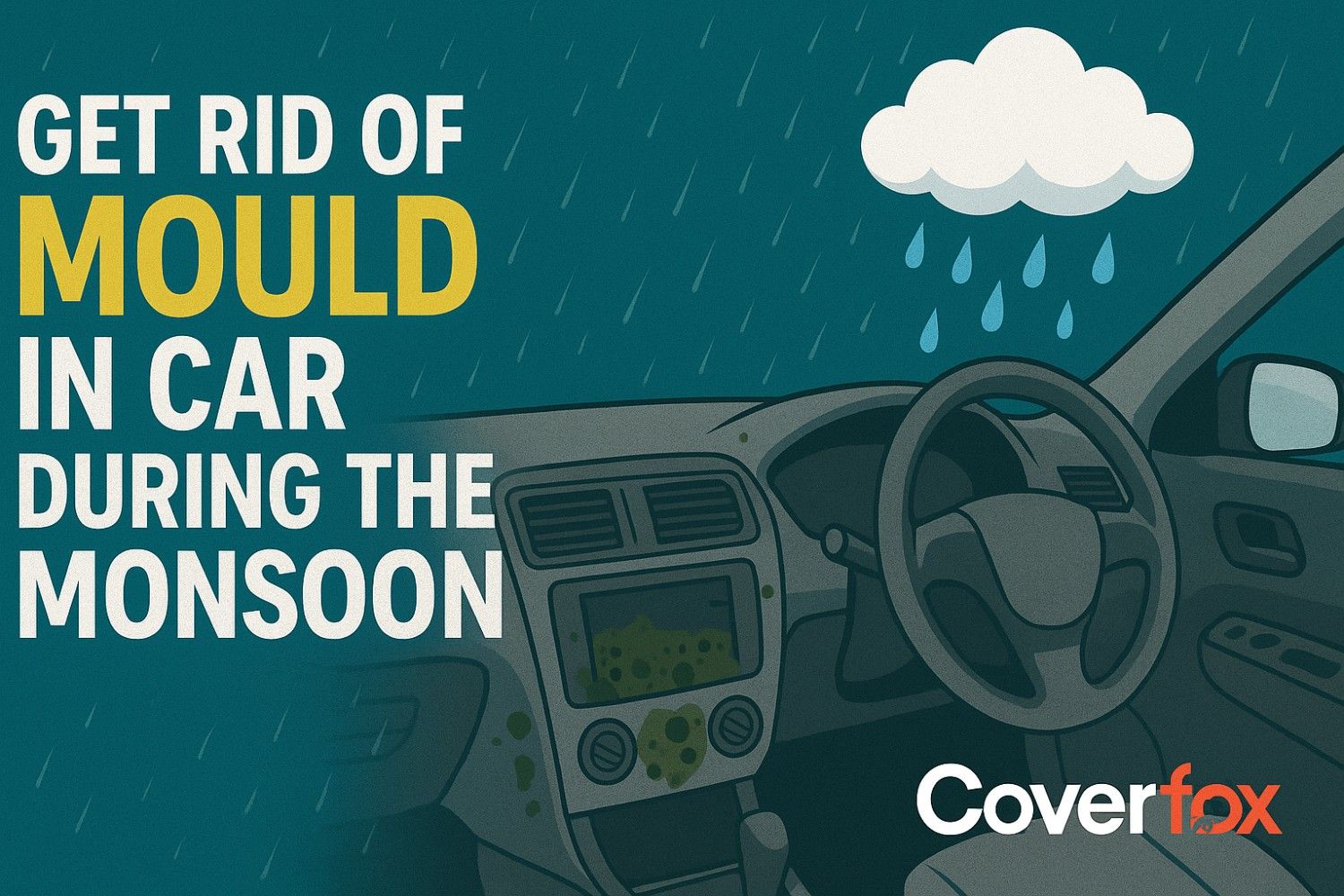 Get rid of mould in car during the monsoon