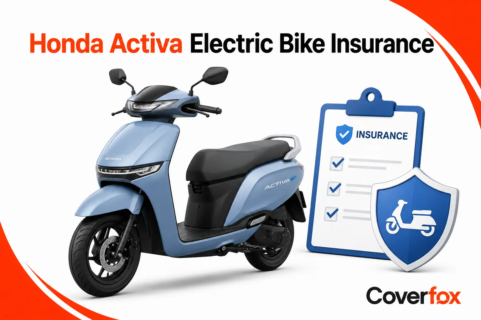 Honda Activa electric bike insurance