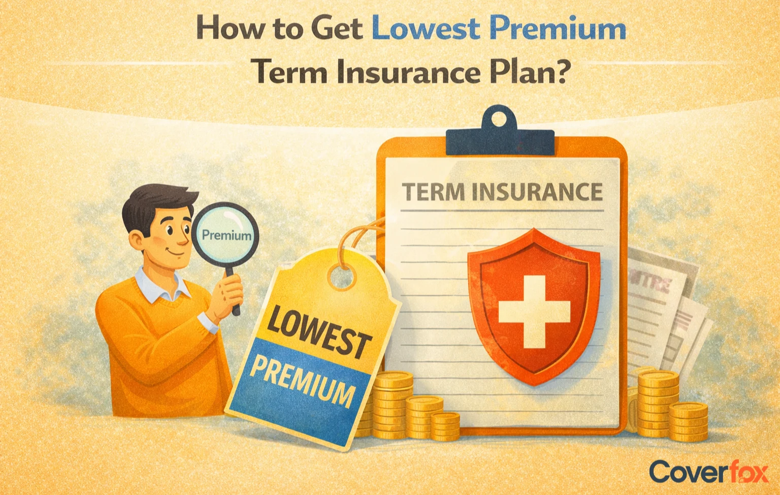 How to Get Lowest Premium Term Insurance Plan?