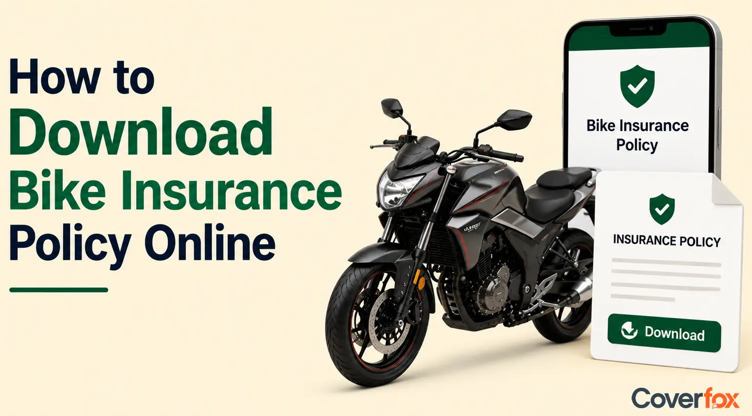 How to get bike insurance copy online