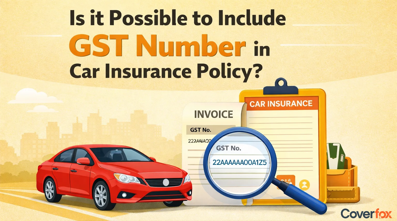 GST Number in Car Insurance Policy