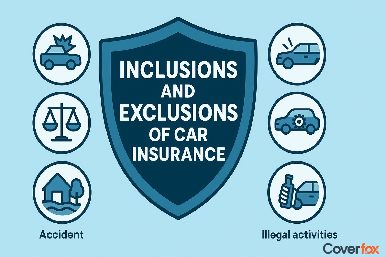 Inclusions and Exclusions in a Car Insurance Policy