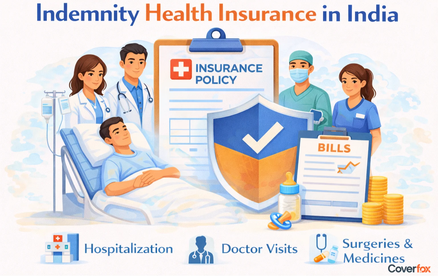 Indemnity health insurance policy
