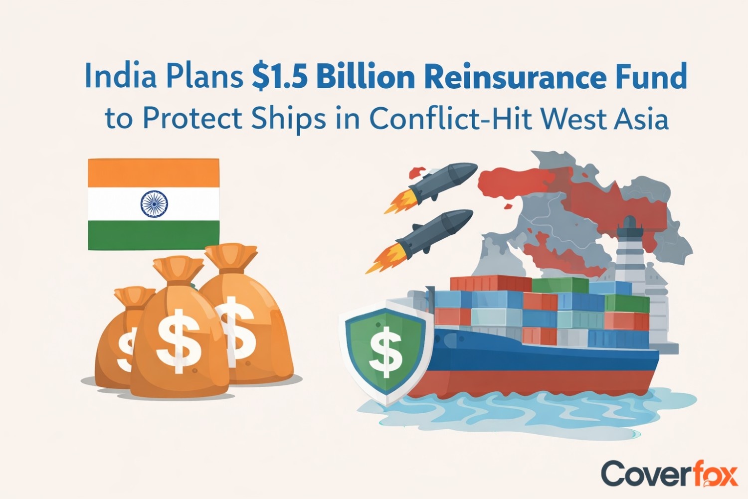 India Plans Reinsurance Fund to Protect Ships in Conflict-Hit West Asia
