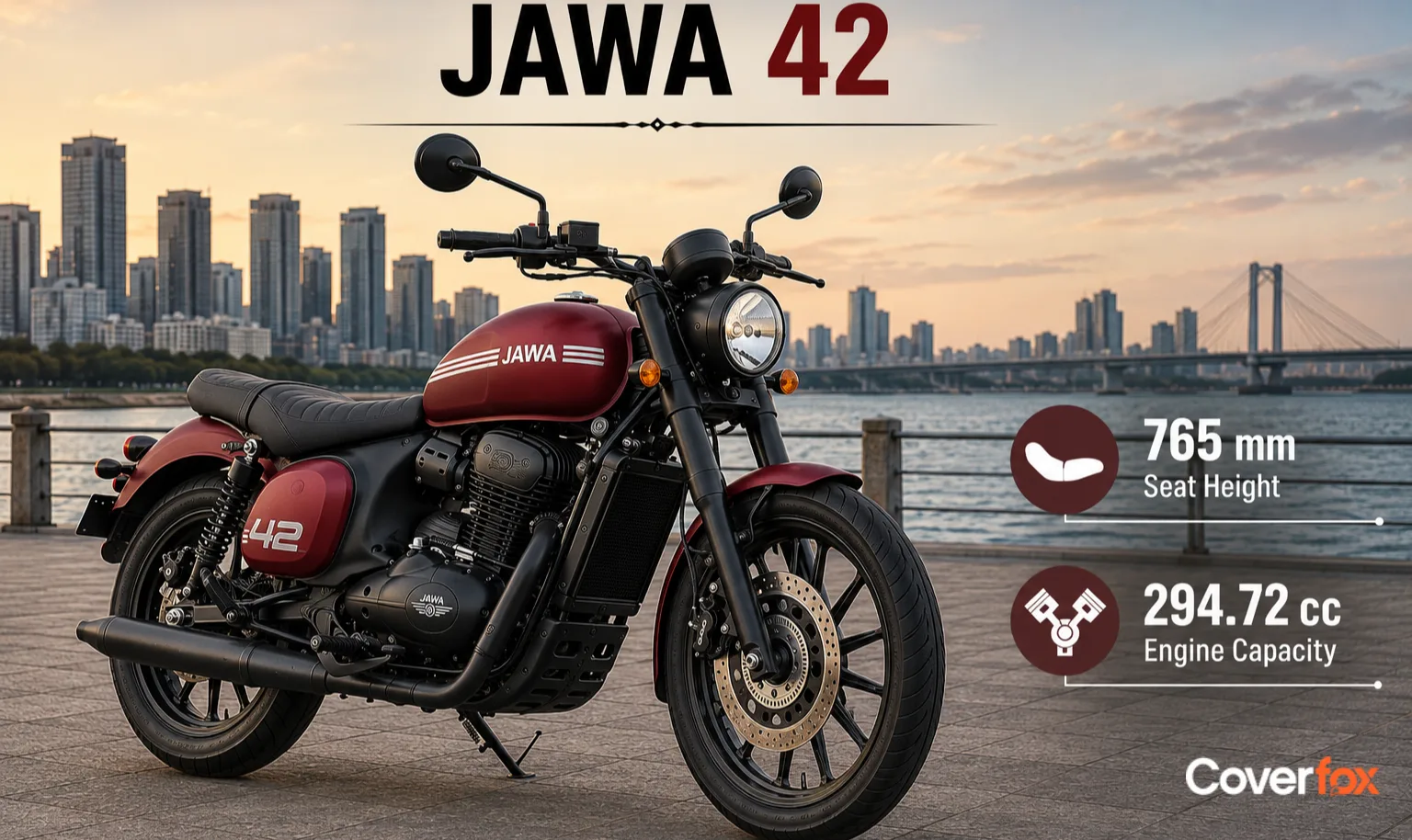 Jawa 42 seat height