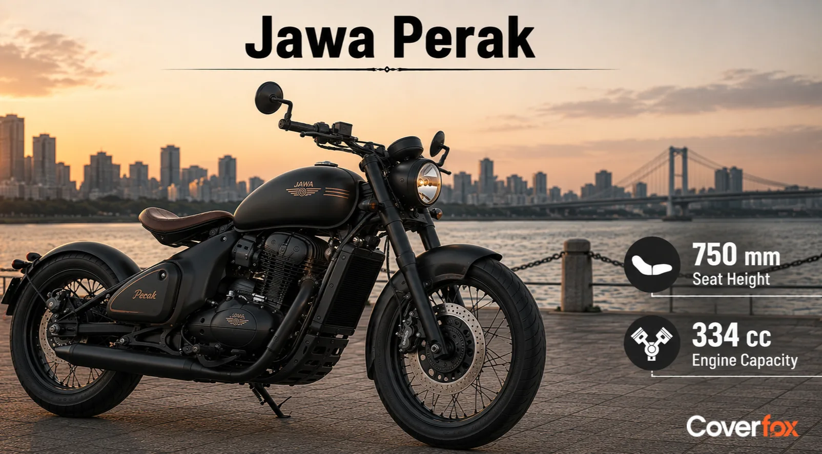 Jawa Perak seat height