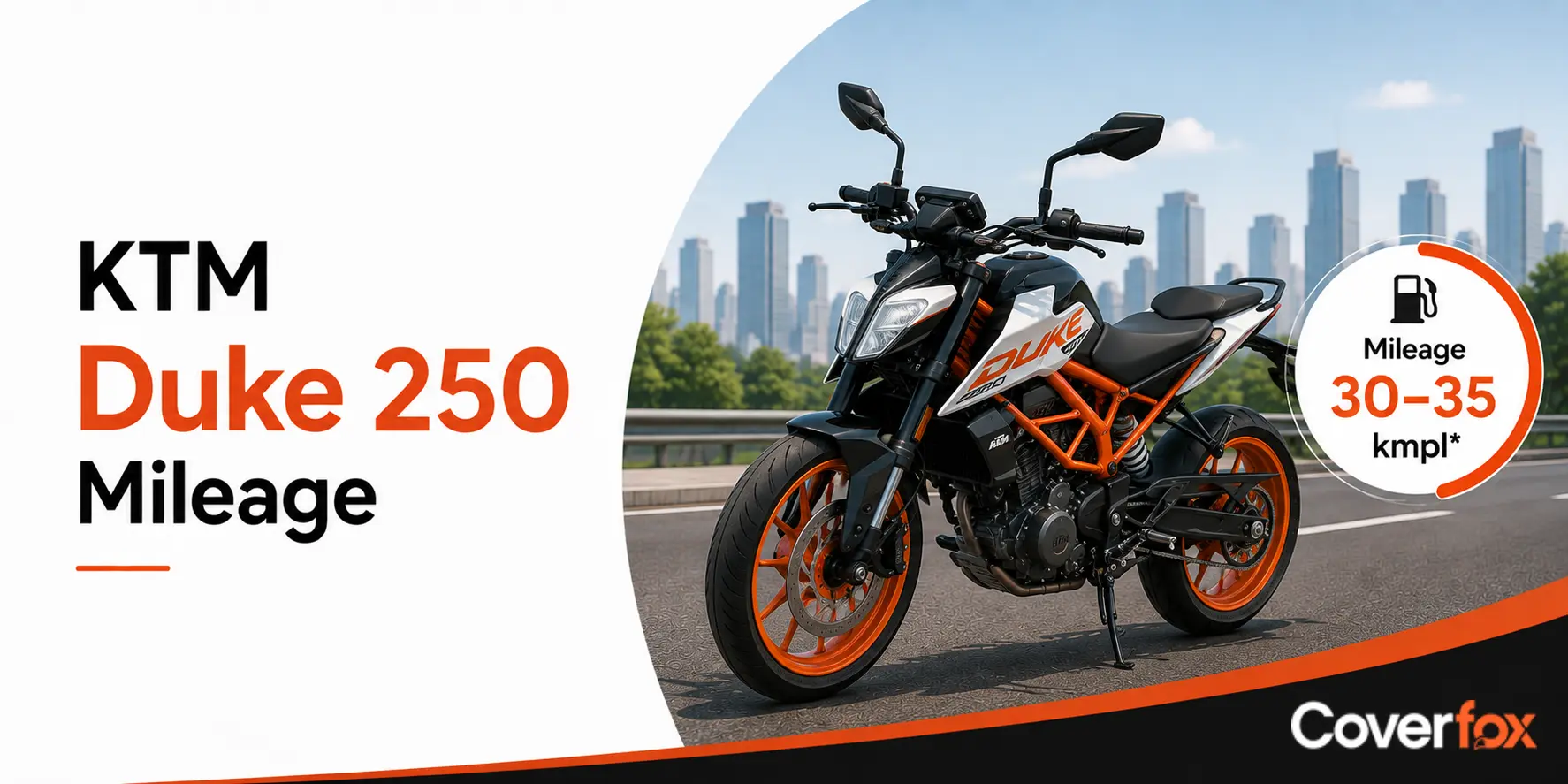 KTM Duke 250 Mileage