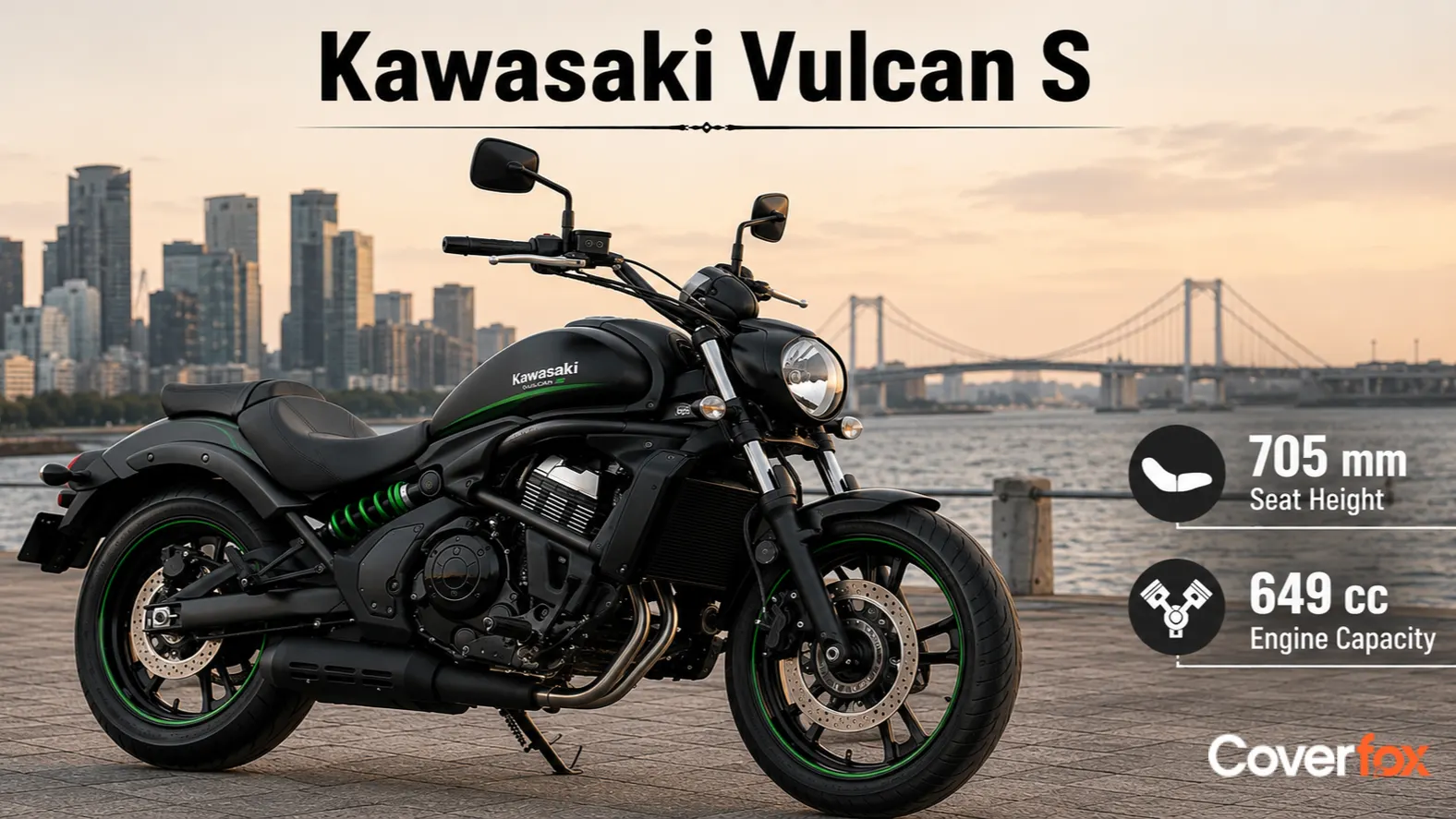 Kawasaki Vulcan S seat height