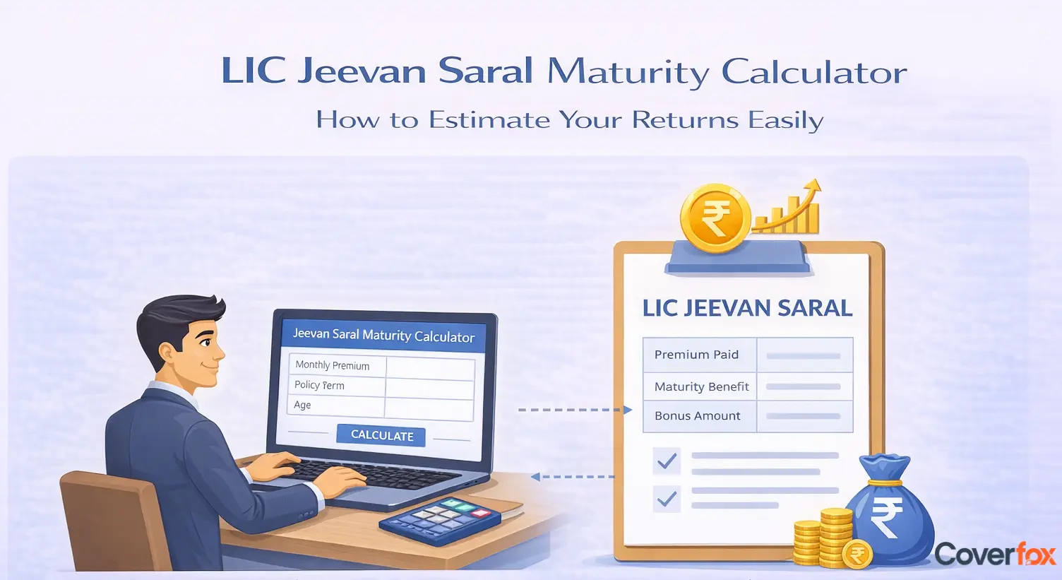 LIC Jeevan Saral Maturity Calculator