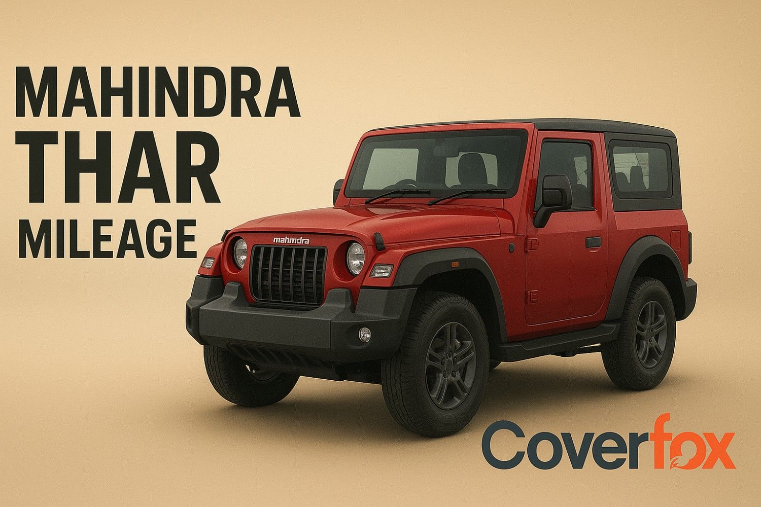 Mahindra Thar Mileage