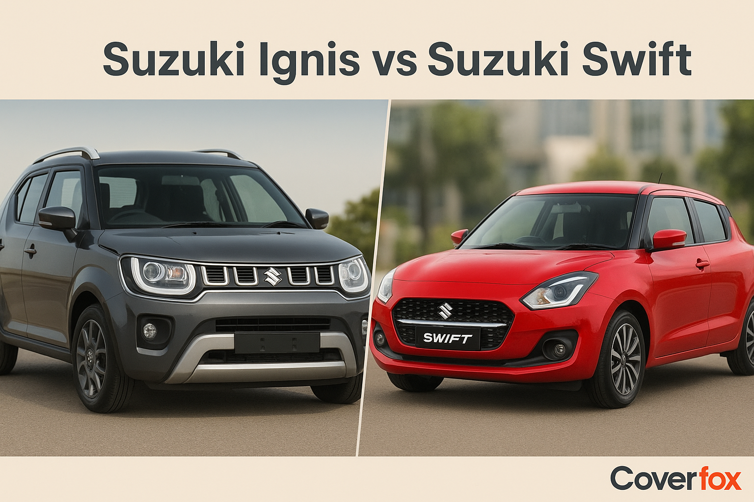 Maruti Suzuki Swift vs Maruti Suzuki Ignis