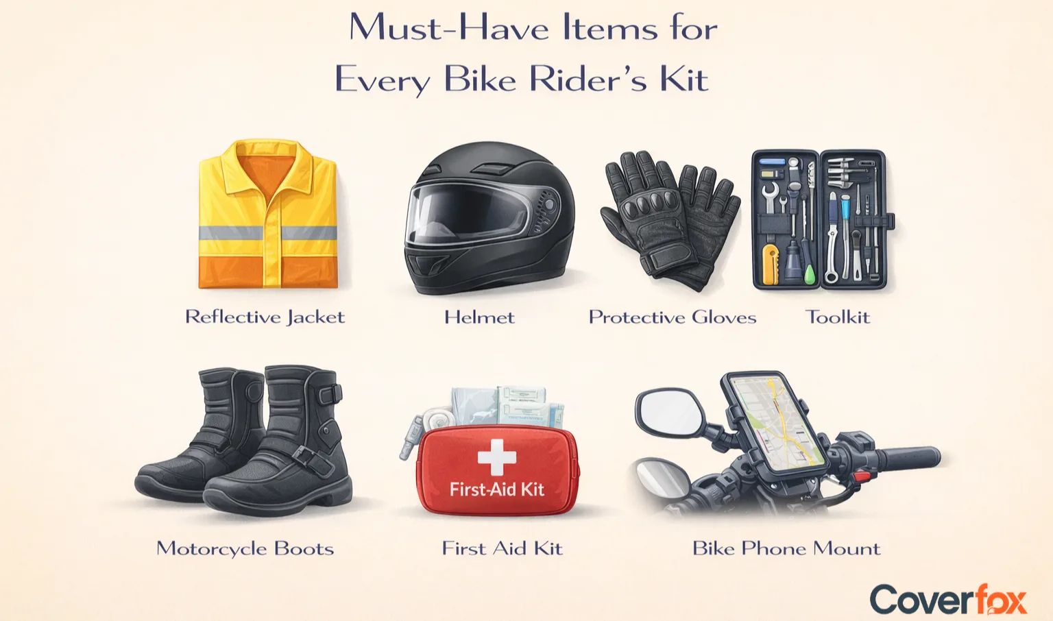 Things bike rider must keep in their riding kit