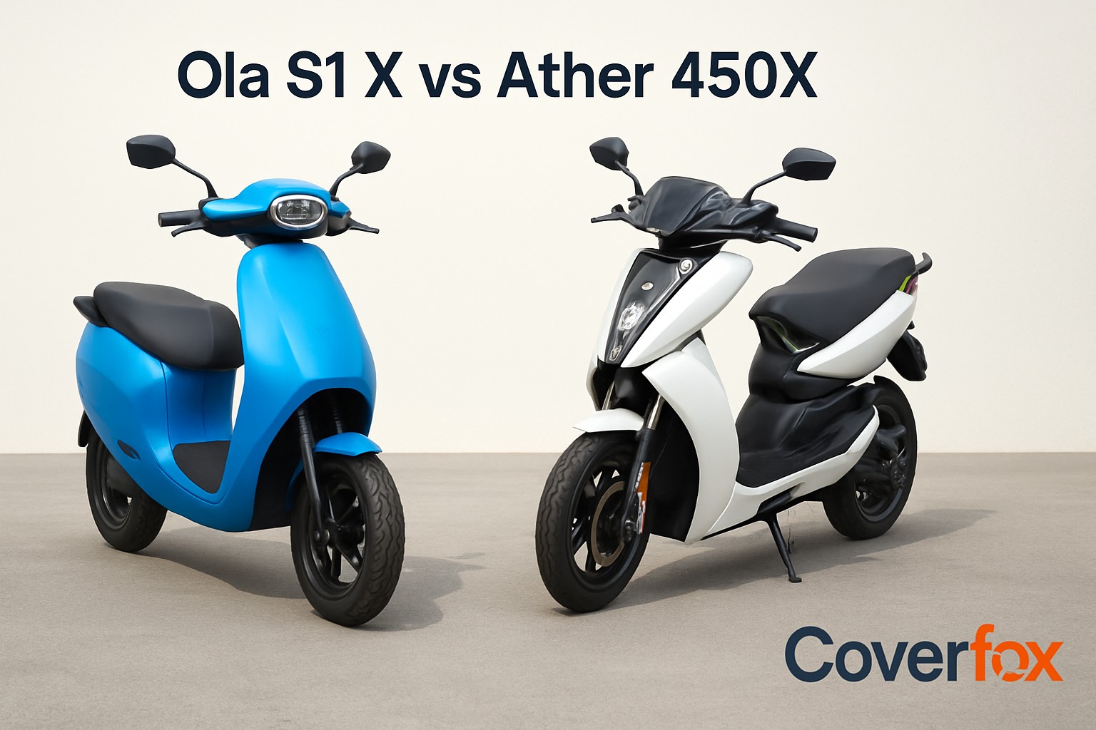 Ola S1 X vs Ather 450X Electric Scooter