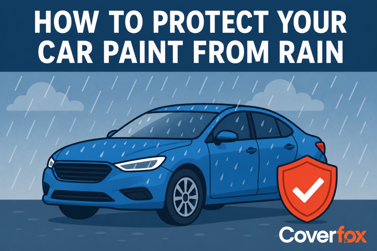 Protect car paint from rain