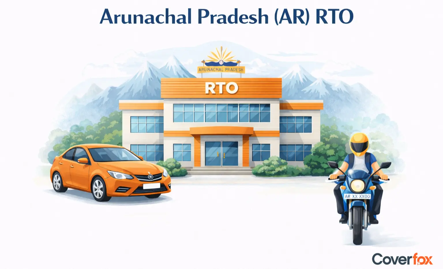 Arunachal Pradesh (AR) RTO - Codes, Fees, Road Tax & Contact Details