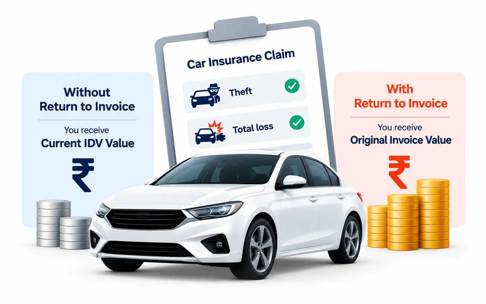 Return to Invoice add-on: recover your car’s original invoice value if it is stolen or declared a total loss