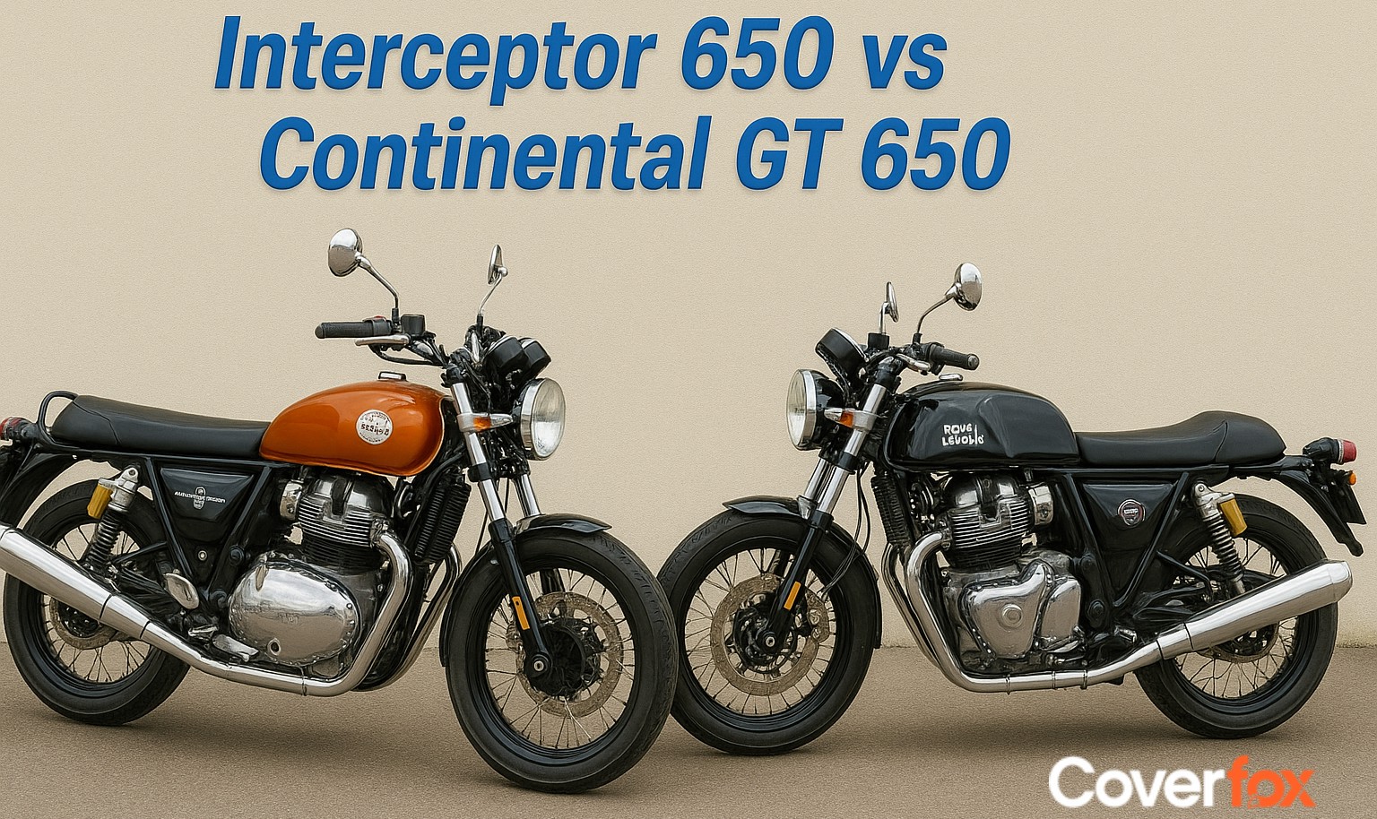 Royal Enfield Interceptor 650 vs Continental GT 650 Comparison