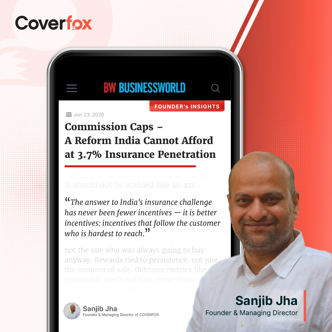 Sanjib Jha's Insights on Insurance Penetration and Commission Caps in India