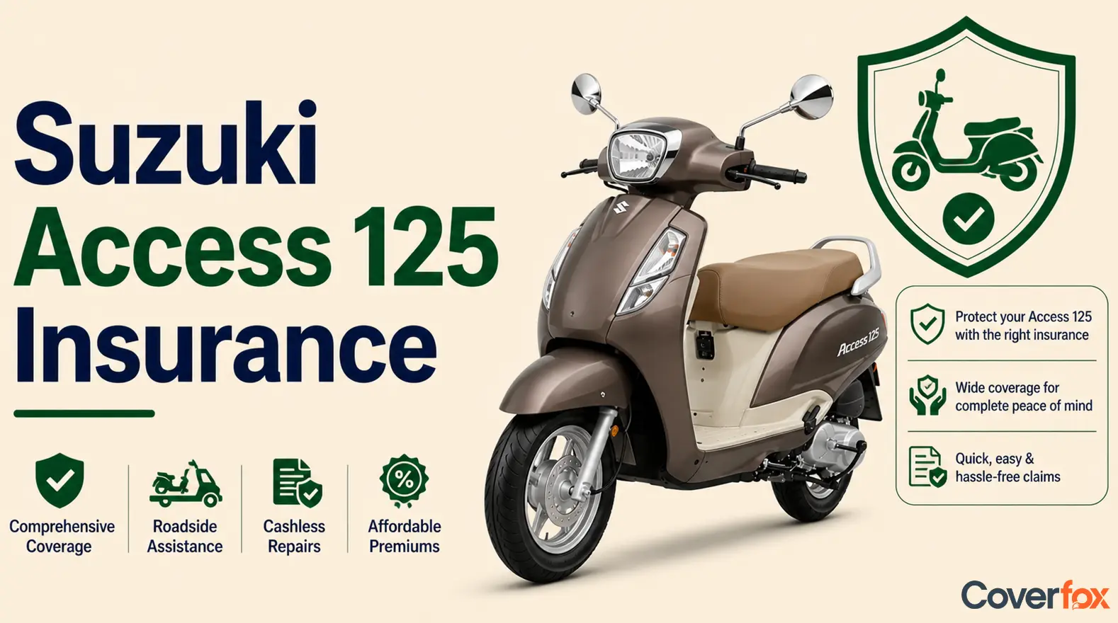 Suzuki Access 125 insurance