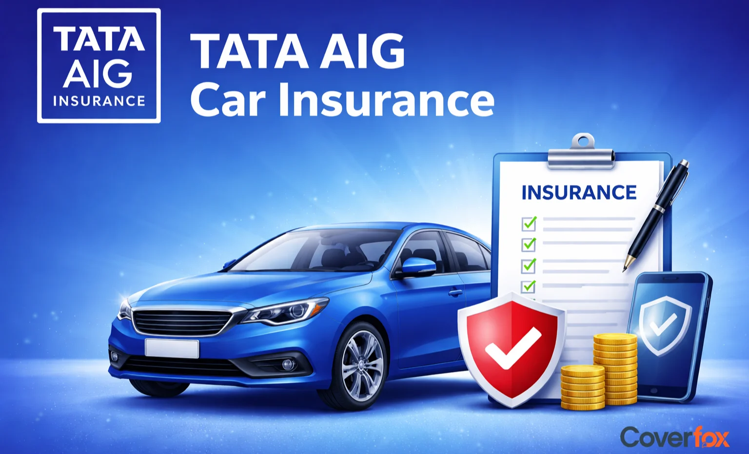 Buy/Renew TATA AIG Car Insurance Online at ₹2,094/Year*
