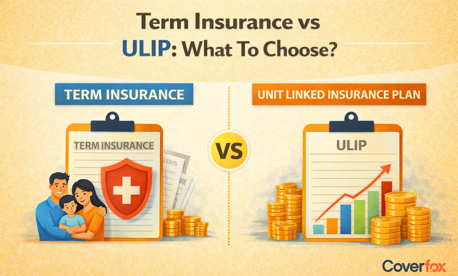 Term Insurance vs ulip