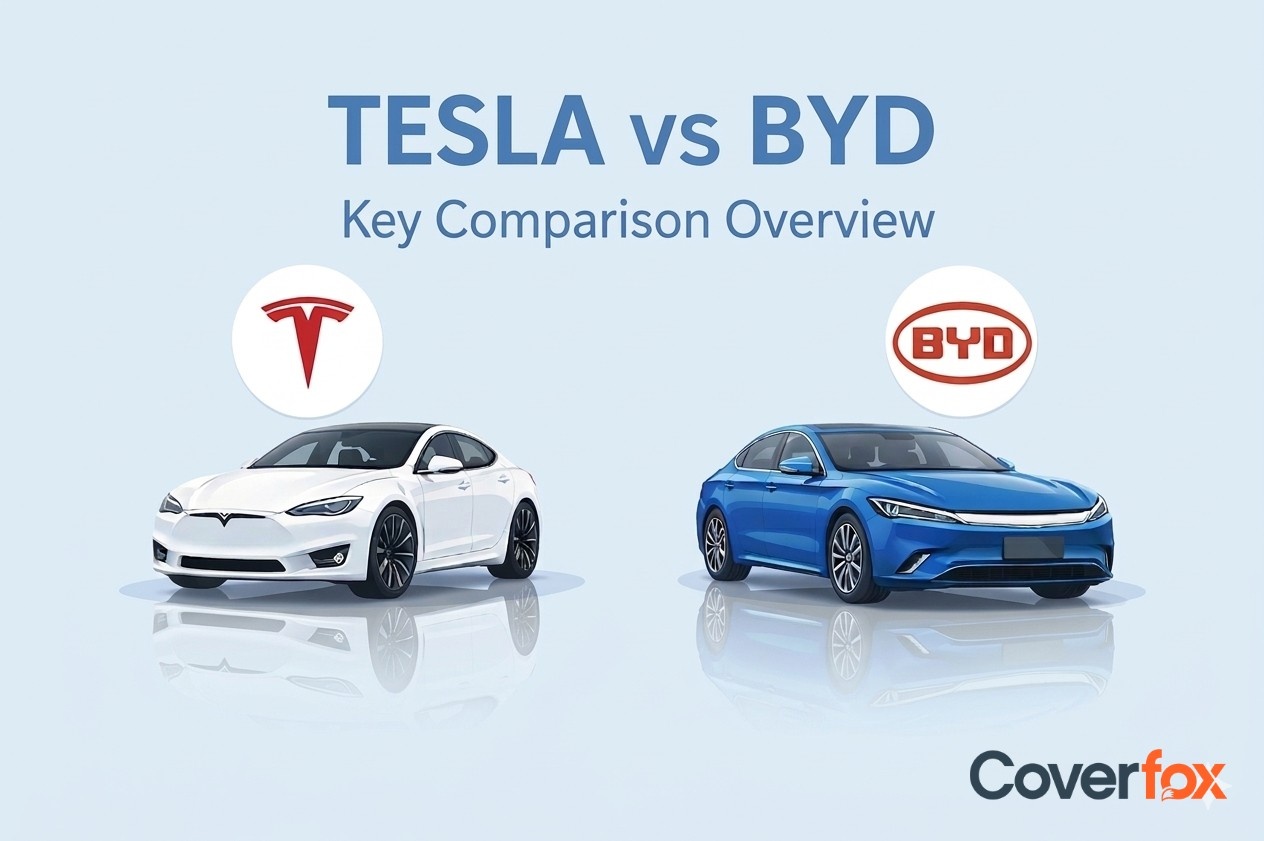 Tesla vs BYD Comparission