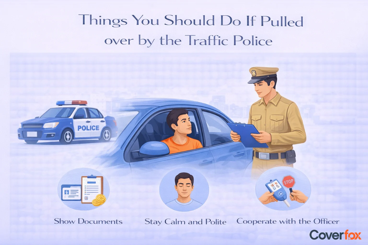 Things You Should Do If Pulled over by the Traffic Police