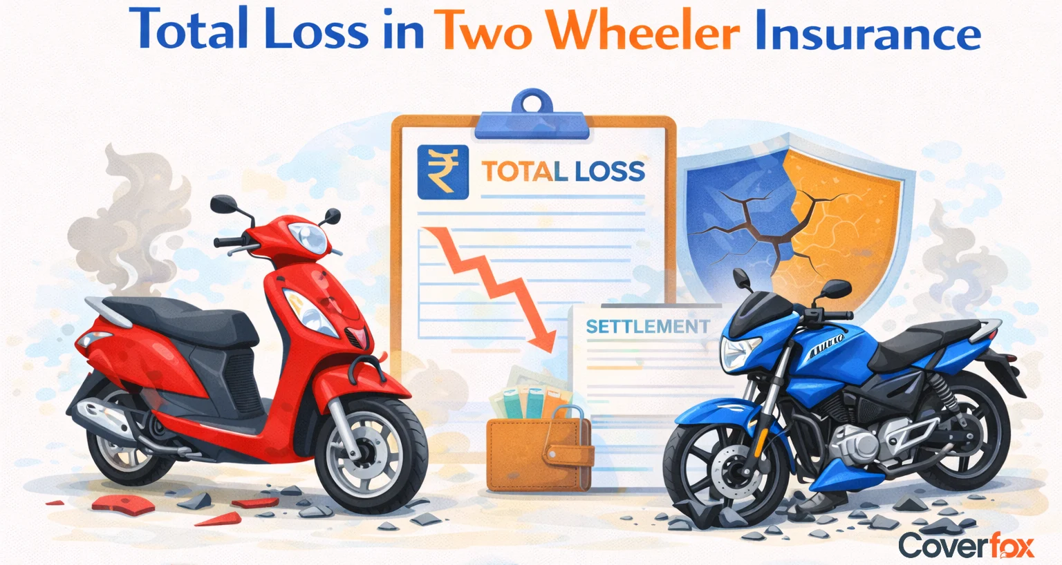 Total loss in two wheeler insurance