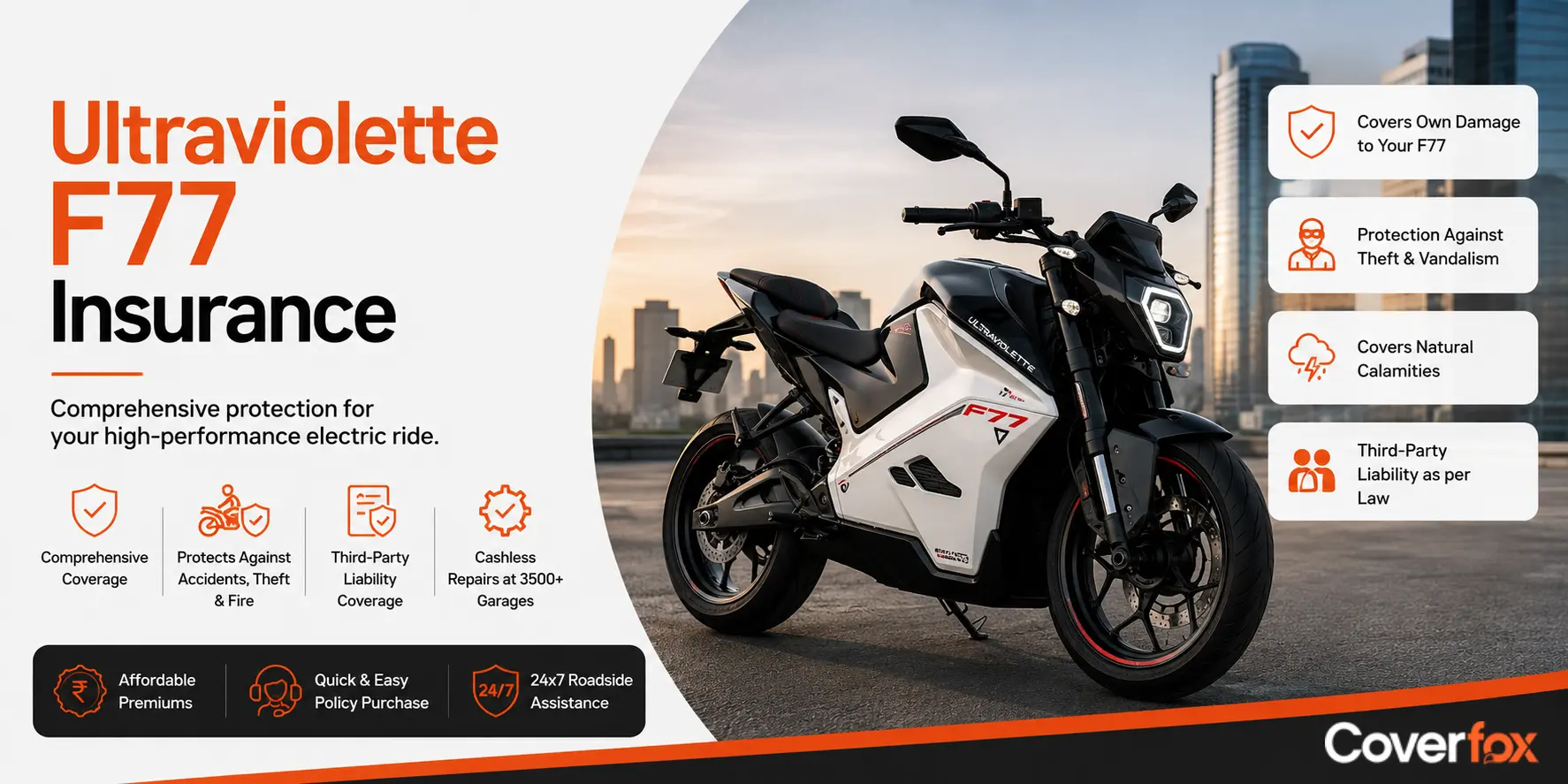 Ultraviolette F77 Insurance
