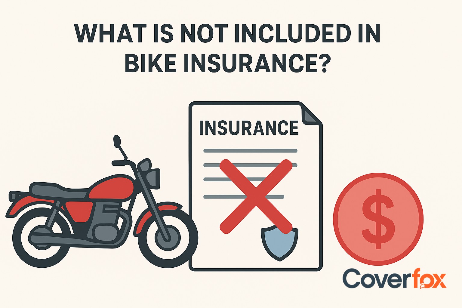 What is not included in your bike insurance