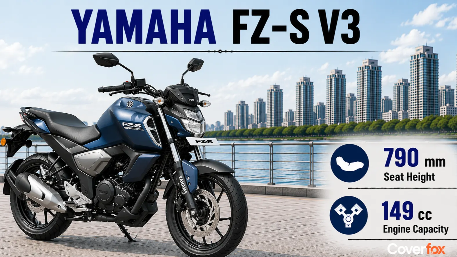 Yamaha FZs V3 seat height
