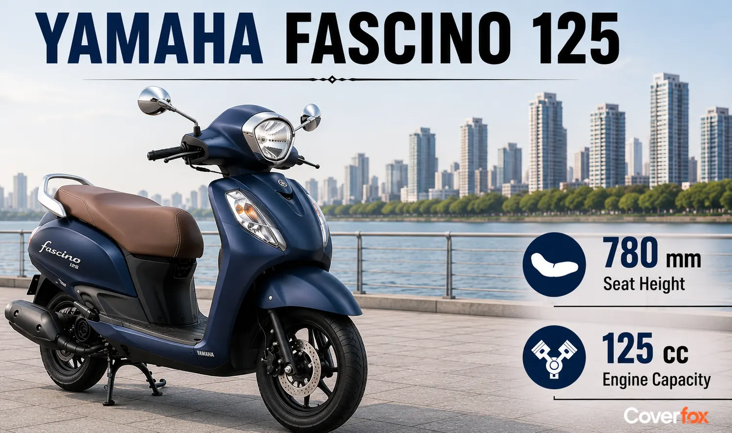 Fascino 125 seat height