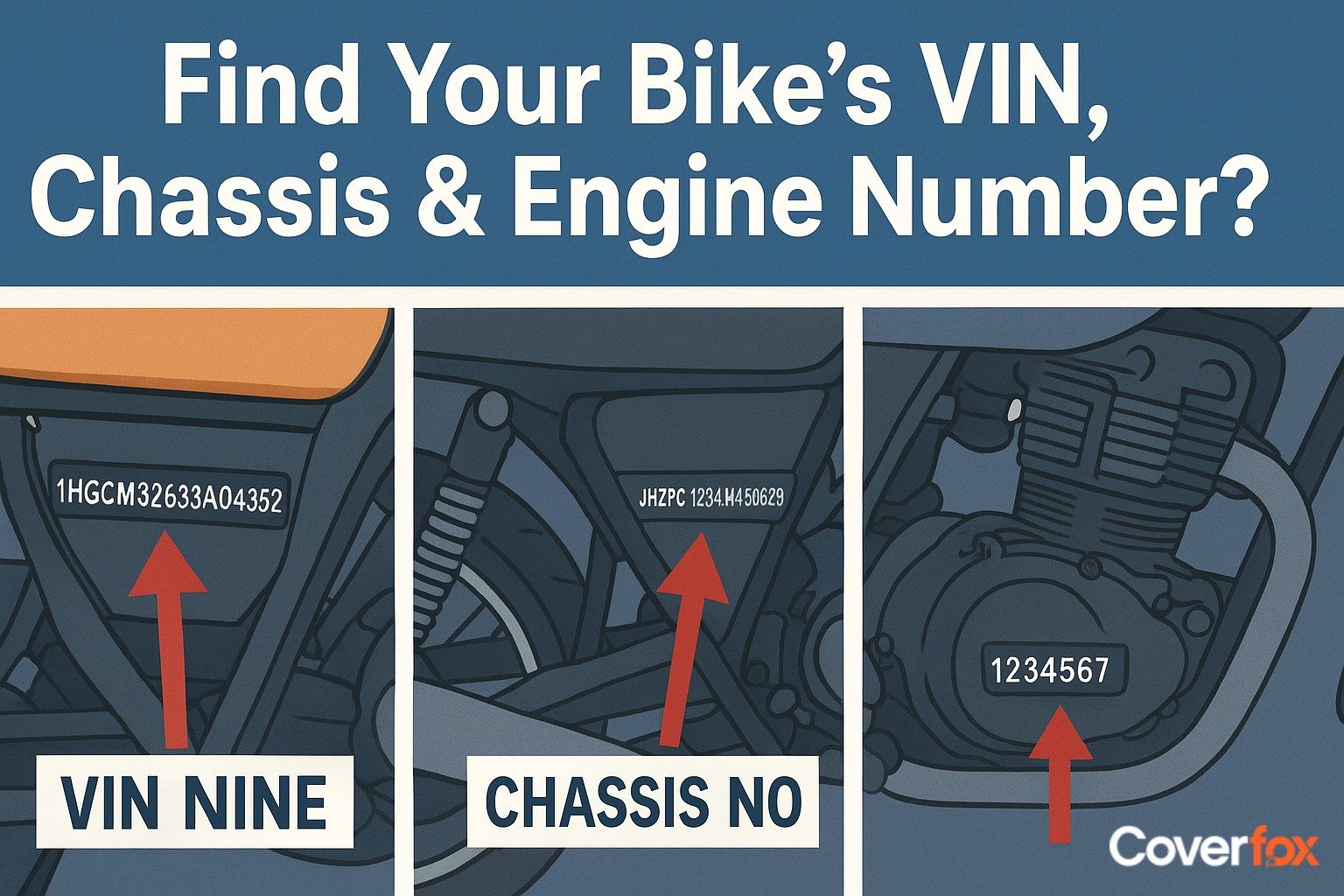 How to Find Your Bike’s VIN, Chassis & Engine Number