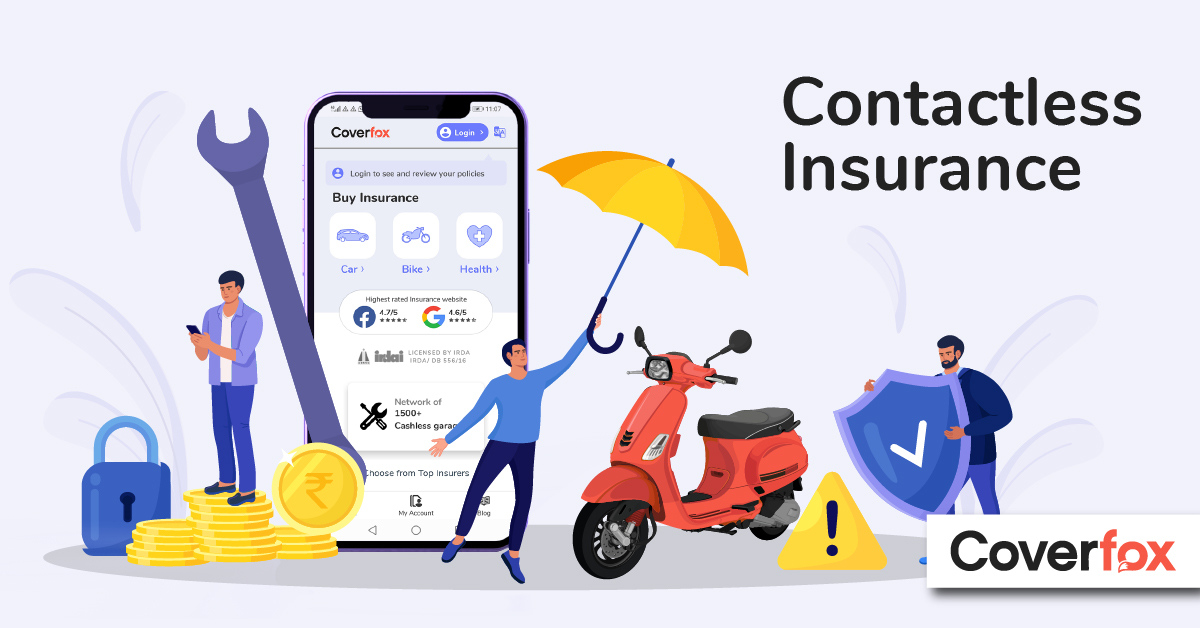Buy/Renew Contactless Bike insurance Online