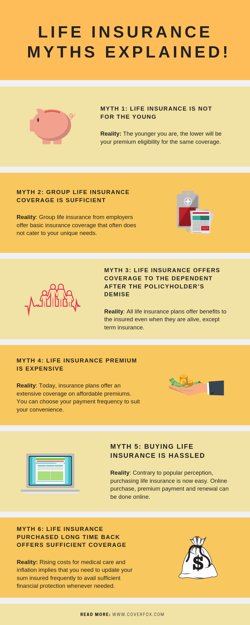 6 Common Life Insurance Myths Debunked