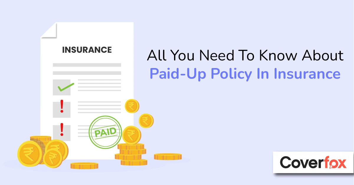 paid-up insurance policy 